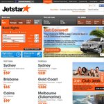 Jetstar Australia Day Sale, (Now Avail for All), Melb-Syd $29 Plus Others