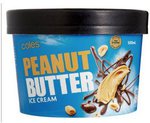 Coles Peanut Butter Ice Cream 500ml Was $6.51, Now $4.00
