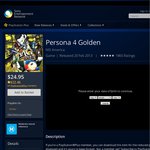 [VITA] Persona 4 Golden $24.95 ($22.46 PS+) @ SEN / Playstation Store