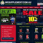 Mr Supplement EOFY Sale (10% off Everything)
