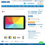 LG G Pad 10.1 16GB Wi-Fi - Black $299 Was $369 @ Binglee