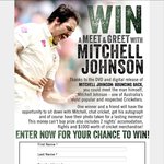 Win a Meet & Greet with Mitchell Johnson from Roadshow Entertainment