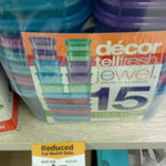 67% off Decor Tellfresh Jewel Multi-Coloured Storage Containers 15pk $5 @ Woolworths In-Store