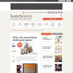 Win 1 of 2 Annie Sloan Chalk Paint Packs (Valued at $211.80ea) from Home Heaven