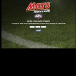 Win an AFL VIP Match Day Experience - Purchase Mars