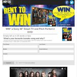 Win a Sony 48" Smart TV and Pitch Perfect 2 DVD from Hoyts Kiosk