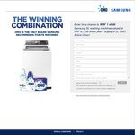 Win 1 of 50x Samsung Washing Machines (Worth $1749) & $200 Worth of Omo - Buy Omo @ Woolworths