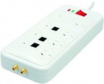 Surge Protection Power Board Clearance - 8 Way $21, Network Ready $25 at DickSmith
