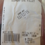 Beef Eye Fillet $12.99kg (Economy) at IGA Altona VIC (RRP $20)