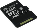 Kingston 64GB Micro SD SDHC 80MB/s Class 10 SD Card $20.90 Delivered @ Volume Buy eBay