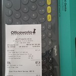 Logitech K380 Multi Device Bluetooth Keyboard Black for $37.24 Officeworks Pricebeat