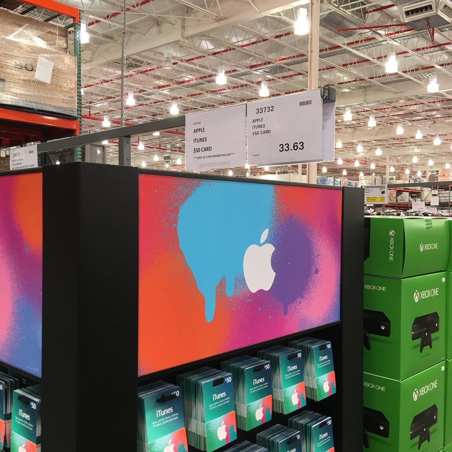 50 Itunes Gift Card 33 63 32 74 Off Costco Membership Required Ozbargain