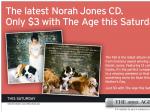 Get The Latest Norah Jones CD for Just $3 with Your Copy of The Age [VIC]