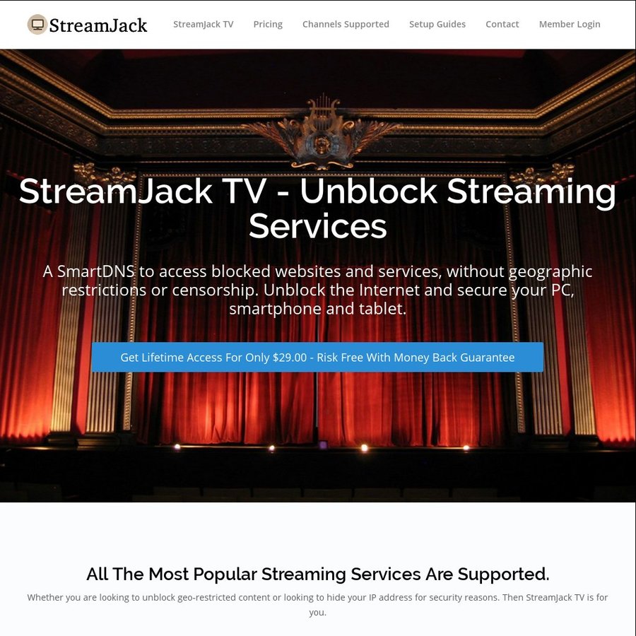 streamjack tv and ipinator vpn