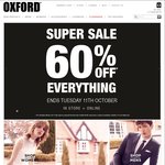 60% off Original Price at OXFORD Shop