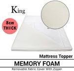King Size Memory Foam Mattress Topper $189 with Free Shipping @ During Days