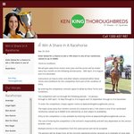 Win a 10% Share in a Racehorse Valued at up to $4000 from Ken King Throroughbreds