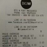 Big W (Port Macquarie NSW) - All Xmas Wrapping Paper and Ornaments $0.10