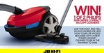 Win 1 of 2 Philips Performer Compact Vacuum Cleaners Worth $199 from JB Hi-Fi