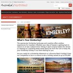 Win Your Choice of Holiday for 2 at The Kimberley Worth $10,000 from Tourism North West