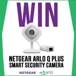Win a Netgear Arlo Smart Home Q Plus Smart Security Camera Worth $329 from Mwave