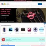 eBay 15% off Sitewide (Minimum $75 Spend) until Midnight
