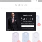 VanHeusen Flash Sale Any 2 Shirts for $60 + $9.95 Shipping (Extra $20 off with Code)
