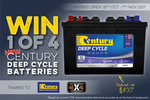 Win 1 of 4 Century Deep Cycle Batteries Worth $300 from Pat Callinan Media