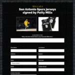 Win 1 of 2 San Antonio Spurs Jerseys Signed by Patty Mills (Each Worth $70)
