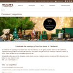 Win a Christmas Hamper Worth $150 or 1 of 10 Gift Boxes/Bauble Tins from Haigh's