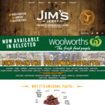 Jims Jerky 25% off Everything Online - Boxing Day Only