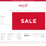 A Further 40% off Sale Items at Seed Heritage