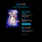 Win a Trip to Florence for 2 Worth $13,000 +/- 1 of 300 DPs to a Private Screening of Ready Player One Worth $42 from HTC