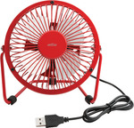10cm USB Desk Fan $6 Red, Blue, Silver & Black Colour @ Bunnings