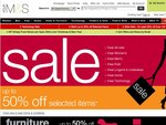 Marks & Spencer on Line Clothing Sale Upto 50% off, £15 Delivery Any Qty