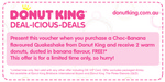 Donut King - Two Banana Blast Donuts Free with Purchase