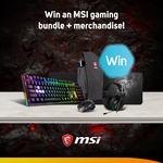 Win an MSI Peripheral & Merchandise Bundle Worth Over $600 from Scan