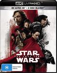 Star Wars The Last Jedi 4K Ultra HD (Incl. Blu Ray) - $21.14 + Delivery (Free with Prime/ $49 Spend) @ Amazon AU