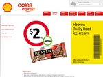 Coles Express - Heaven Rocky Road Ice Cream $2