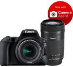 Canon EOS 200D DSLR Camera w/ Guided Display Twin Lens Kit $699 @ JB Hi-Fi