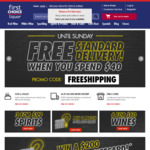 Free Shipping Australia Wide on All Orders (Including Cartons of Beer) over $40 @ First Choice Liquor