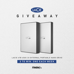 Win 1 of 3 LaCie 4TB USB 3.0 External Portable Hard Drives Worth $185 from Mwave