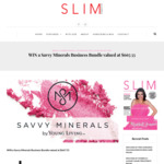Win a Savvy Minerals Business Bundle valued at $667.55 from Slim Magazine