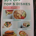 [QLD]  50% off Top 5 Dishes (from $7.45) via app @ Motto Motto (Indooroopilly Brisbane)