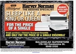 Simmons Beautyrest Queen/King Ensemble for The Price of a Single Ensemble - Harvey Norman