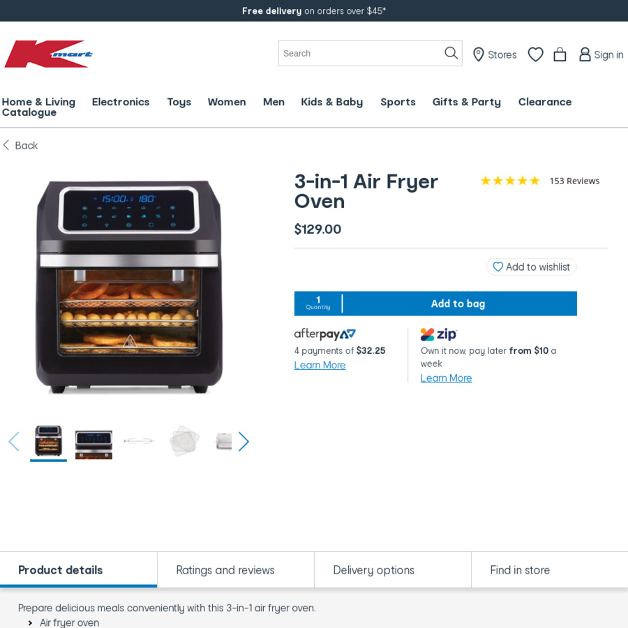 3-in-1-air-fryer-oven-129-kmart-ozbargain