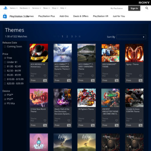 Playstation Store Dynamic - PS3 Themes