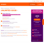 amaysim Long Expiry Plan | $200 | 12 Months | 150GB (Was 120GB) | Unlimited National Talk & Text