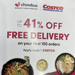 [NSW, VIC, ACT] Up to 41% off + Free Delivery on Your First 100 Orders @ Chowbus Asian Delivery