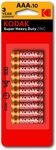 Kodak Super Heavy Duty AAA 10 Pack Zinc Batteries $2.99, AA 10 Pack $3 + Delivery ($0 with Prime/ $39 Spend) @ Amazon AU